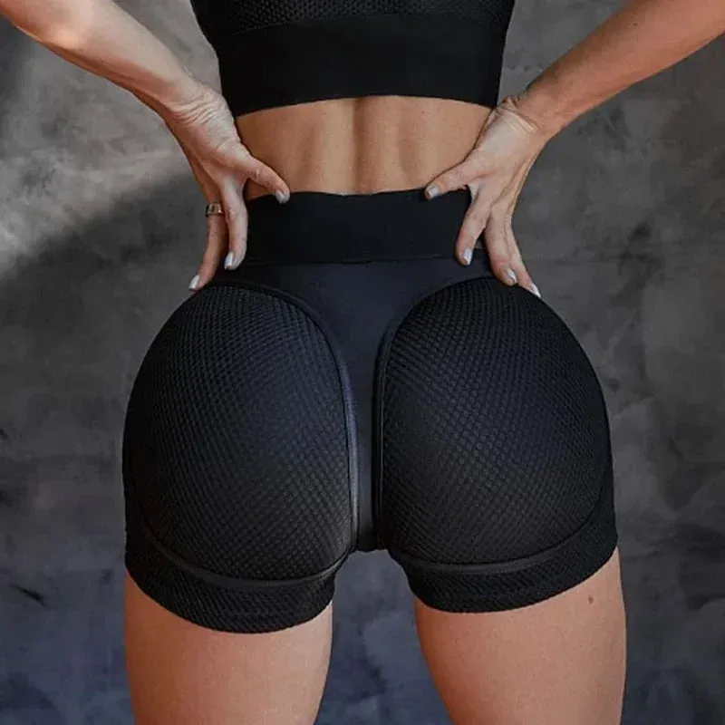 2024 Sexy Mesh Booty Shorts Set