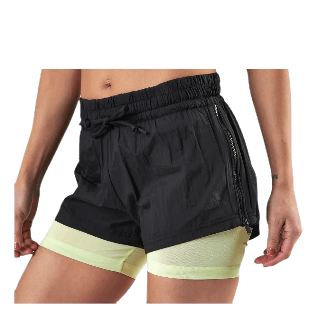 2In1 Short Black/Yellow