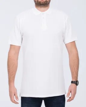 2t Regular Fit Tall Polo Shirt (white)