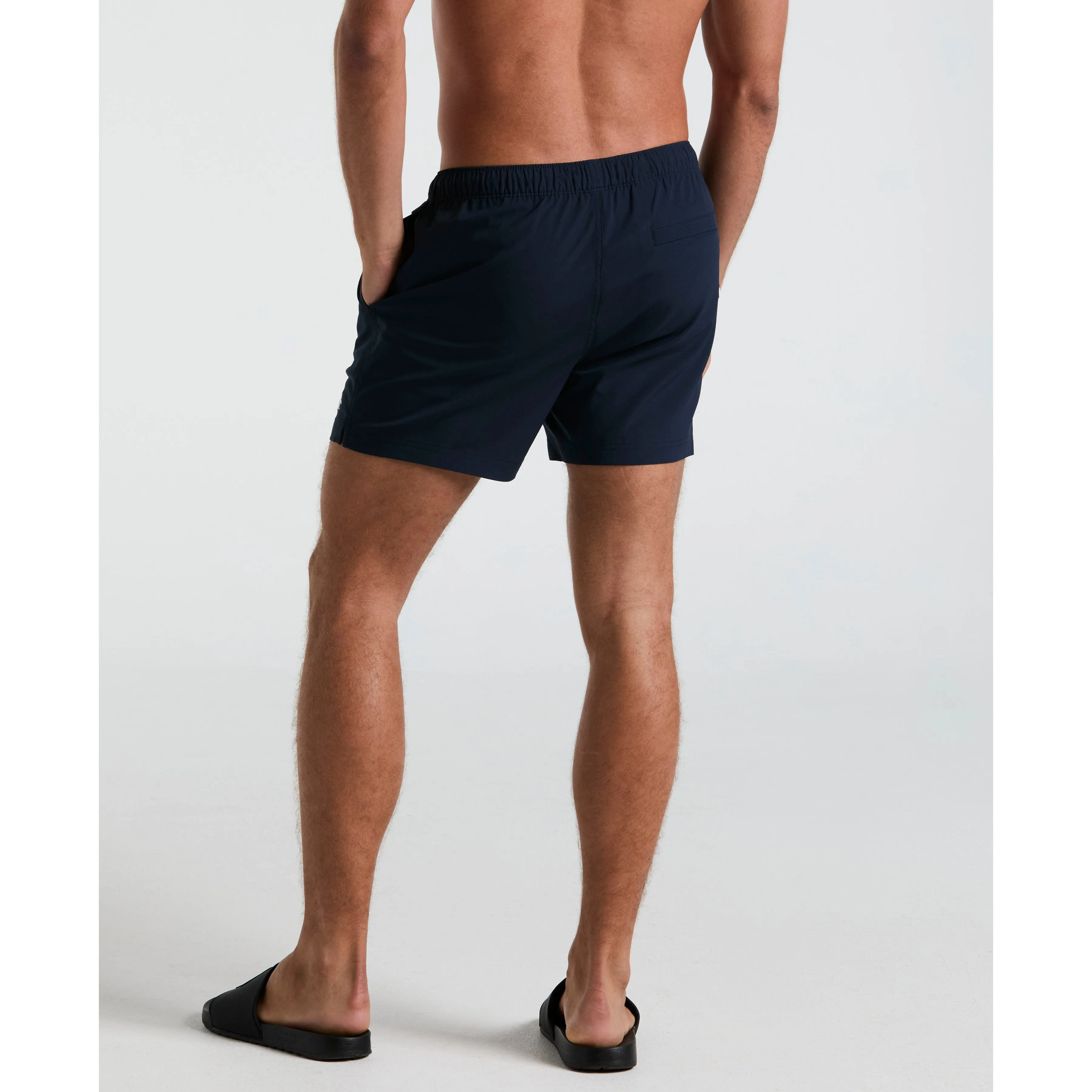 5" Box Solid Swim Short