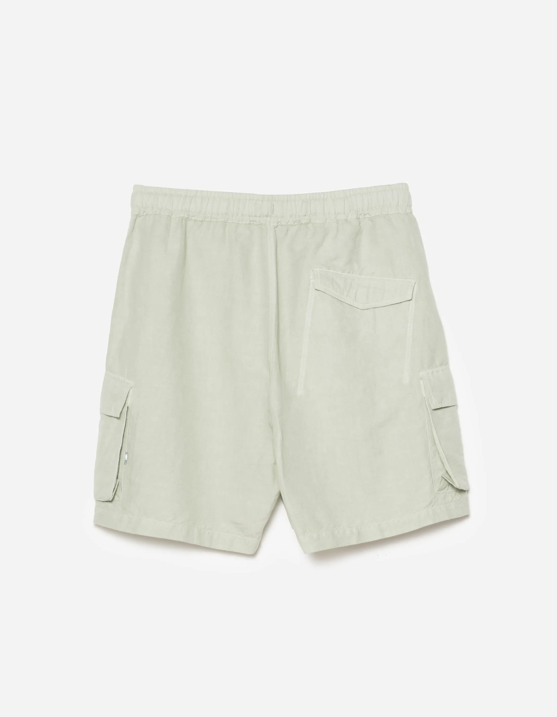 6082 Hemp Cargo Asym Track Shorts Sage