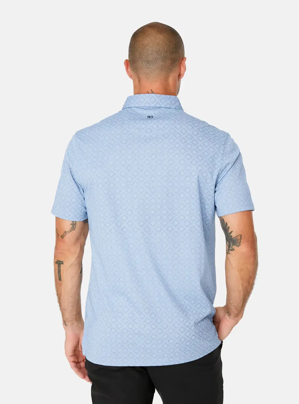 7 Diamonds Nassau Polo In Blue