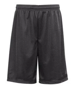 7211 Badger Adult Mesh/Tricot 11" Shorts Graphite