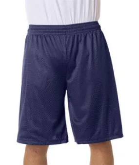 7211 Badger Adult Mesh/Tricot 11" Shorts Navy