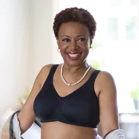 ABC Soft Shape T Shirt Mastectomy Bra Black