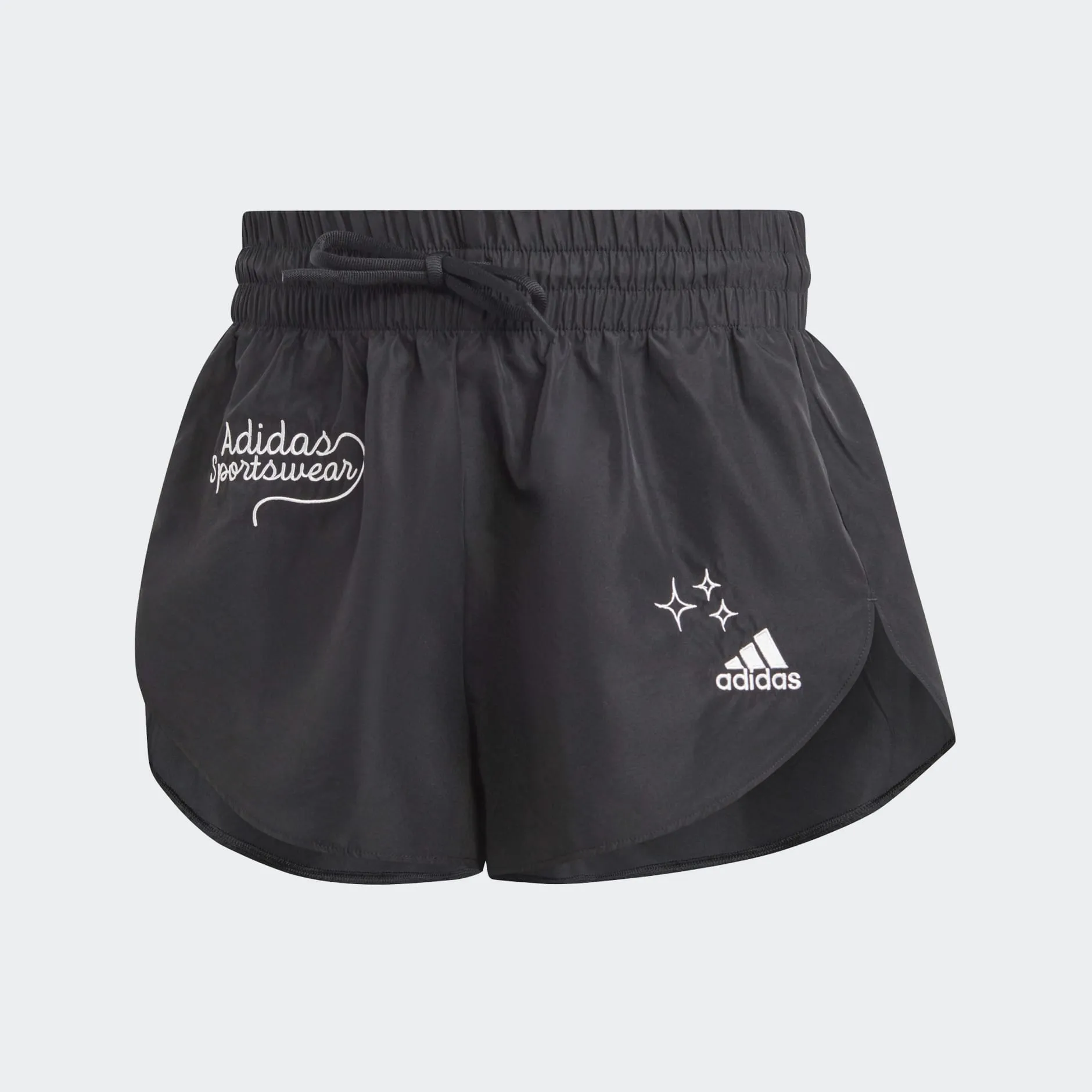 ADIDAS SCRIBBLE WOVEN SHORTS - BLACK