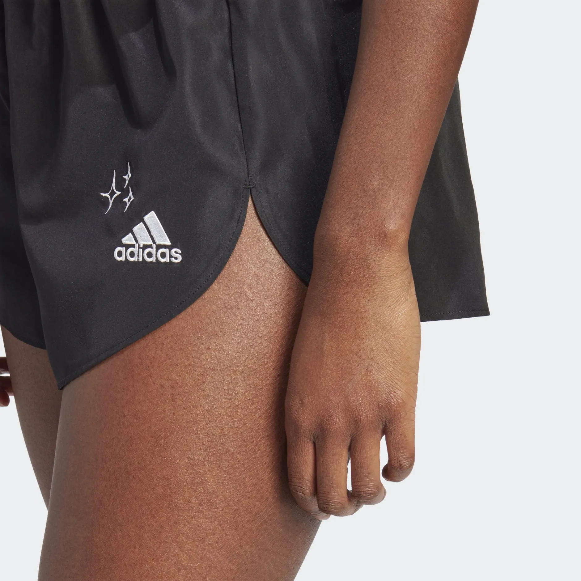 ADIDAS SCRIBBLE WOVEN SHORTS - BLACK
