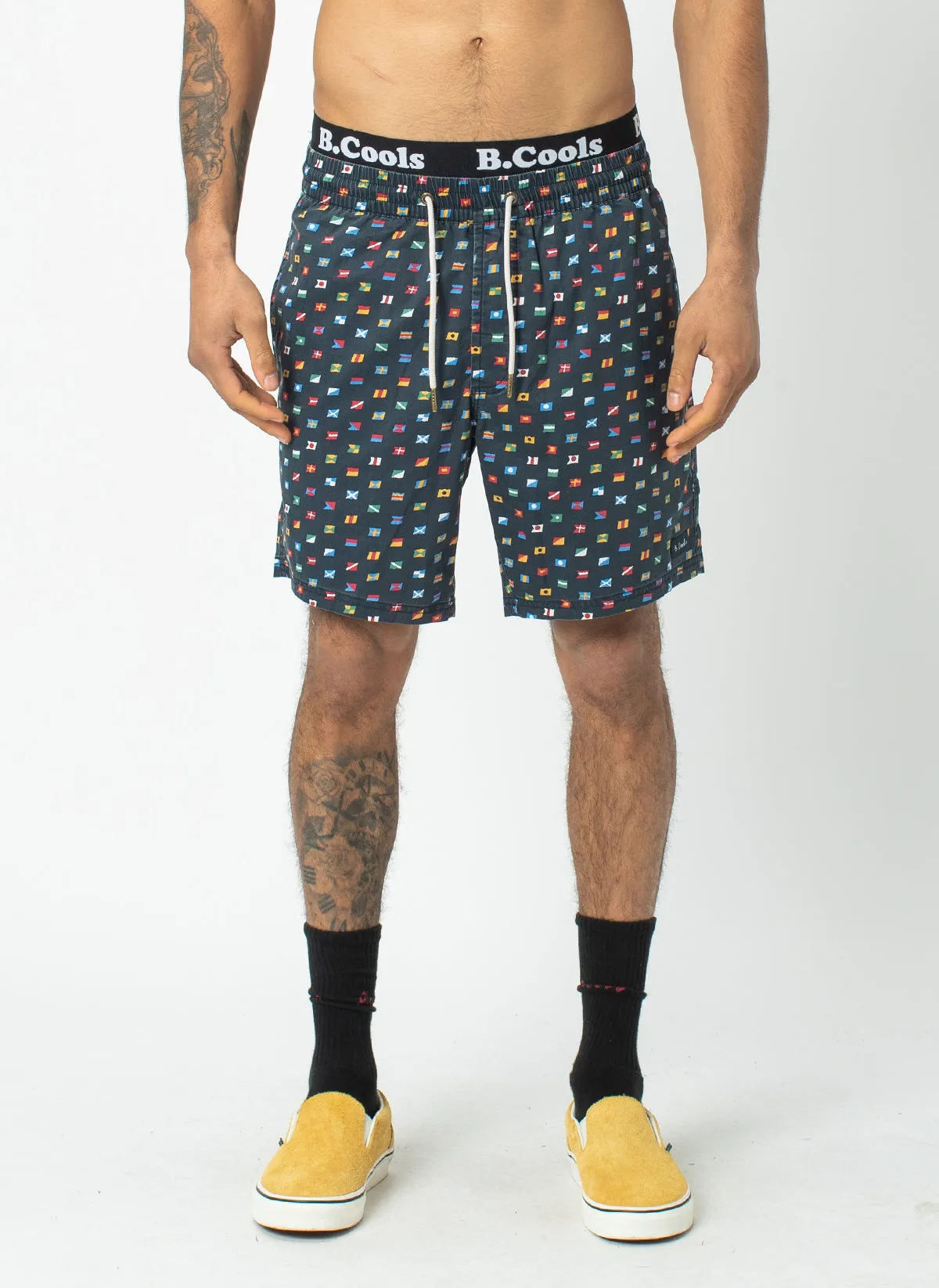 Amphibious 17" Short Navy Flag