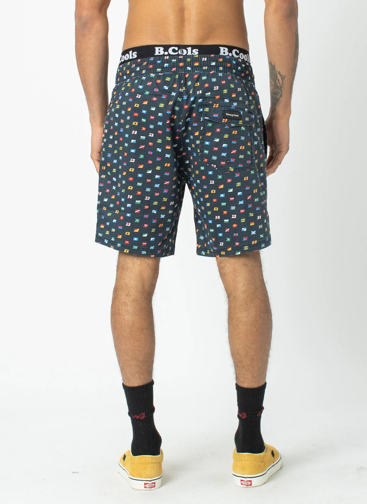 Amphibious 17" Short Navy Flag