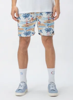 Amphibious 17" Swim Short Hawaii