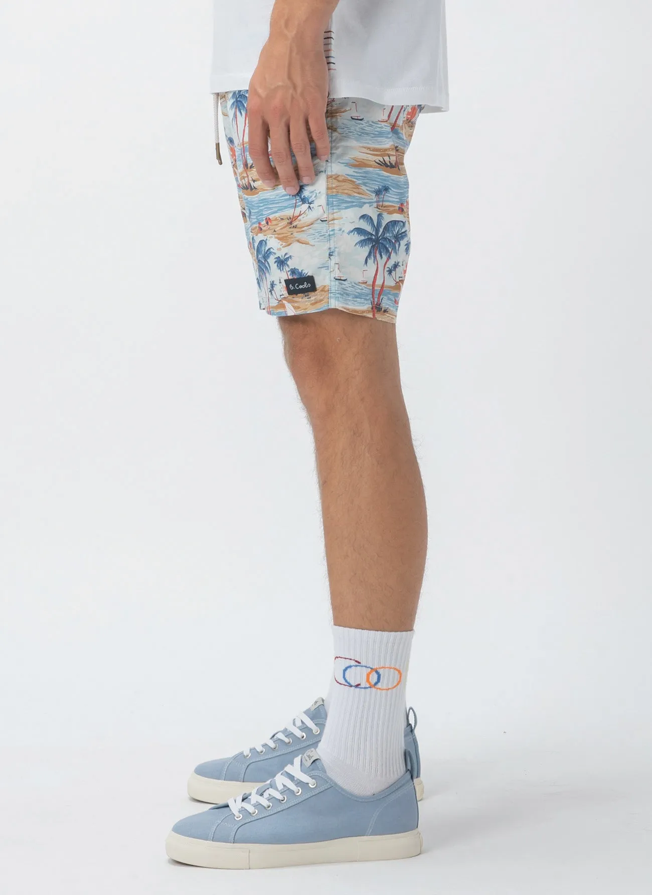 Amphibious 17" Swim Short Hawaii
