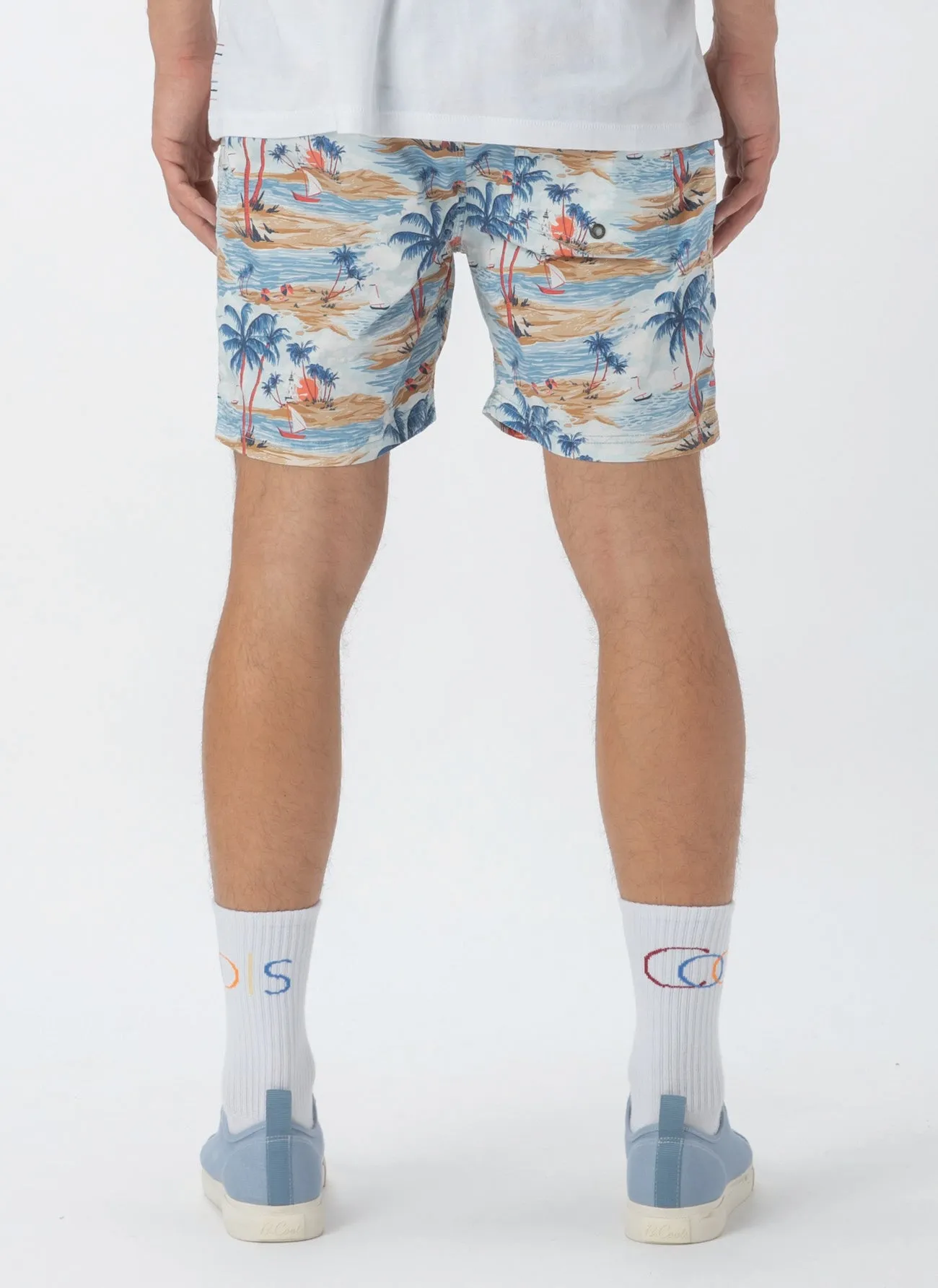 Amphibious 17" Swim Short Hawaii