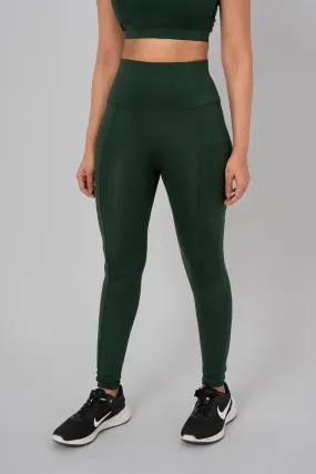 Anywhere Women's Leggings with Side Pockets - Sage
