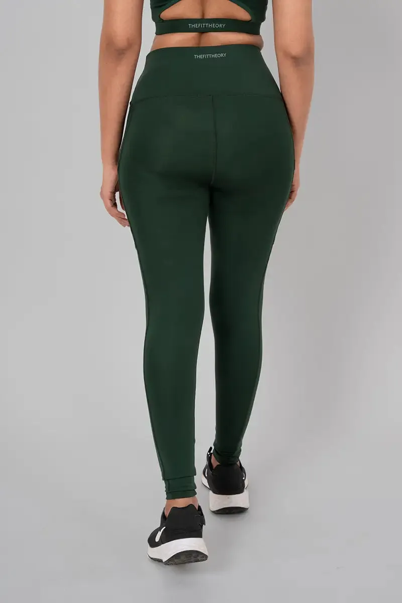Anywhere Women's Leggings with Side Pockets - Sage