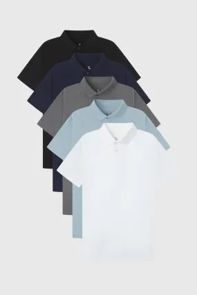 Athletic Fit Arctic Polo Shirt 5-Pack