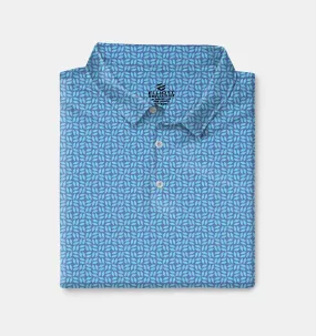 Augusta - Turquoise Men's Golf Shirt Polo