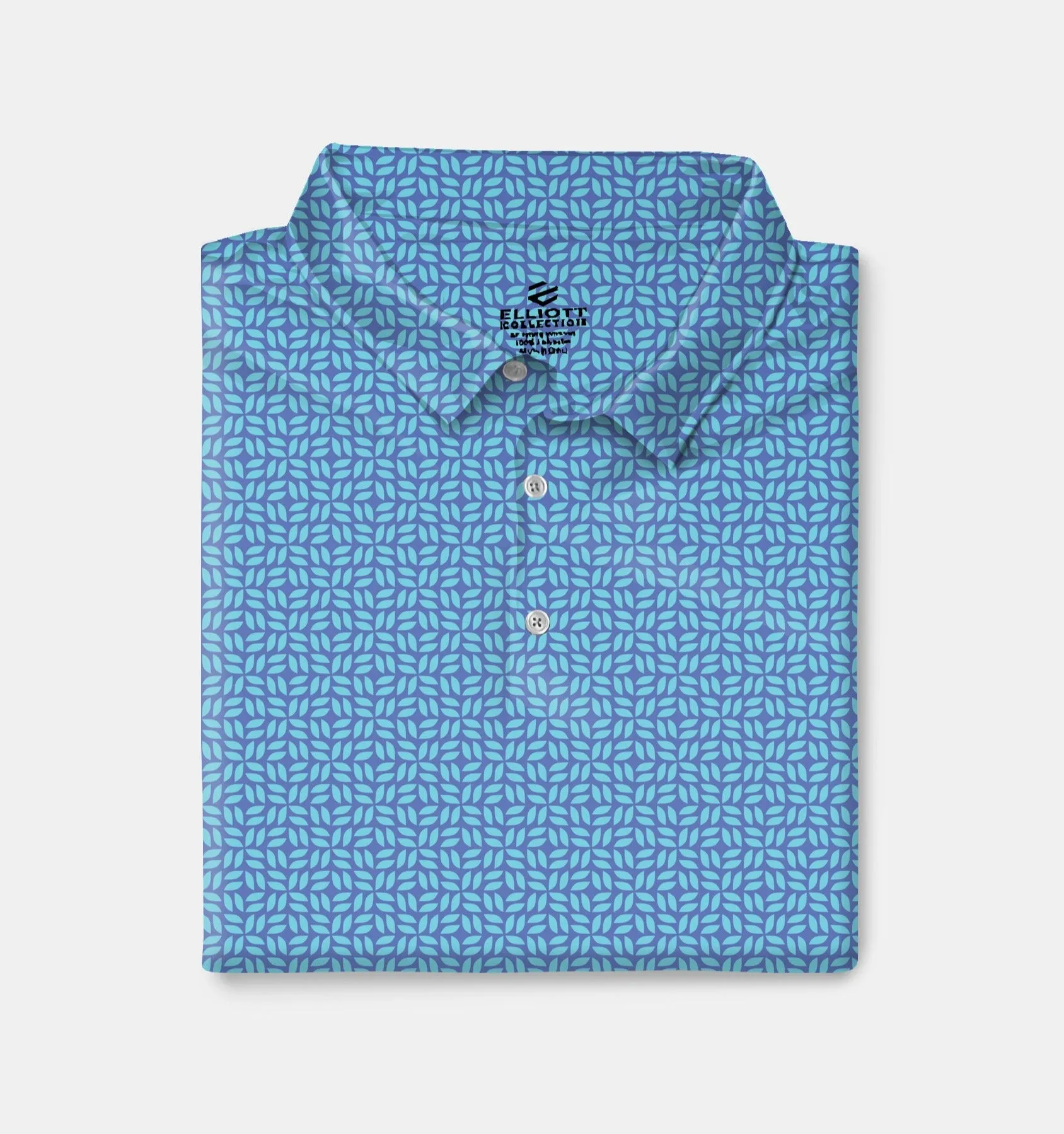 Augusta - Turquoise Men's Golf Shirt Polo