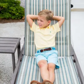 Bailey Boys Short Sleeve Henry Polo in Yellow