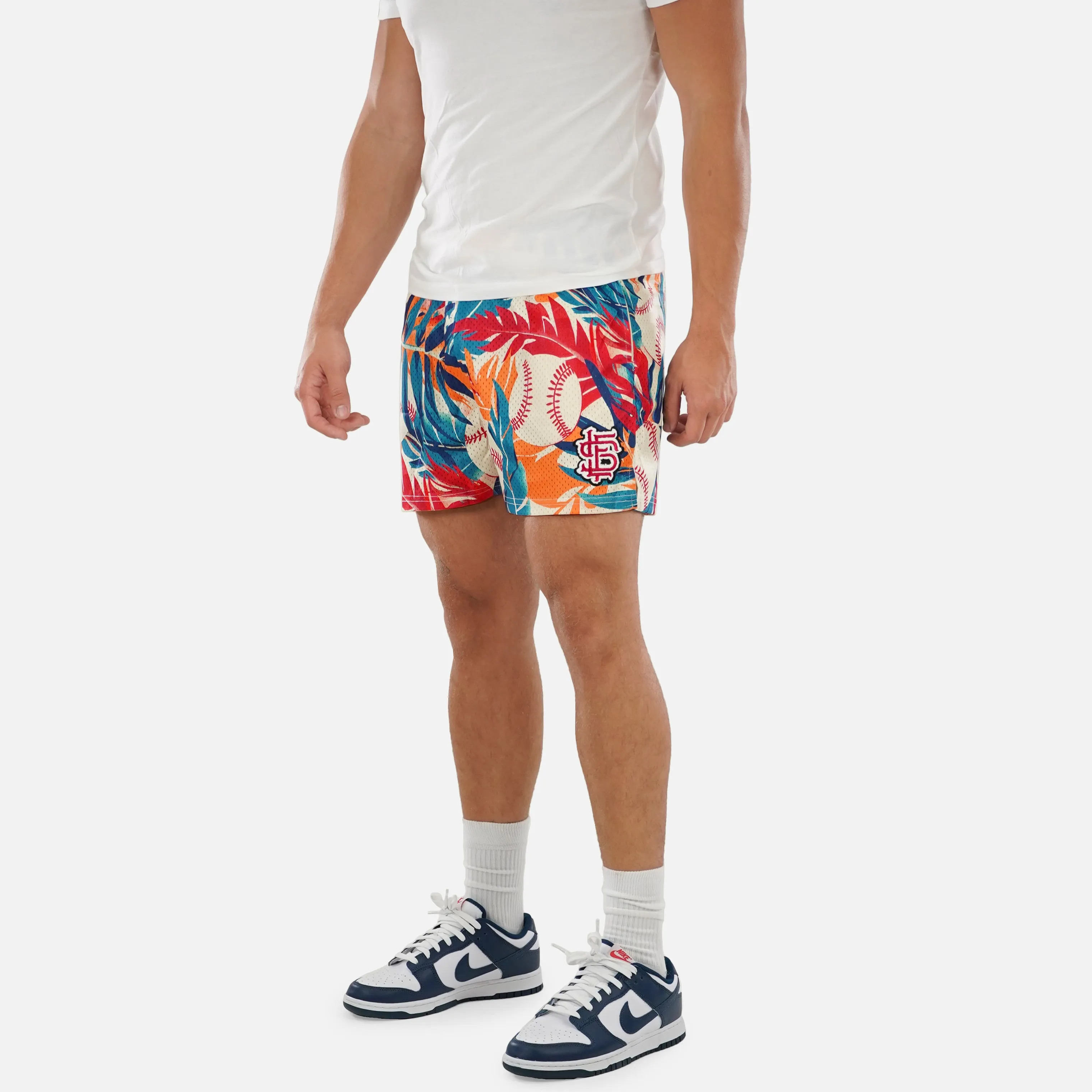 Baseball Tropical Vibes Shorts - 5"
