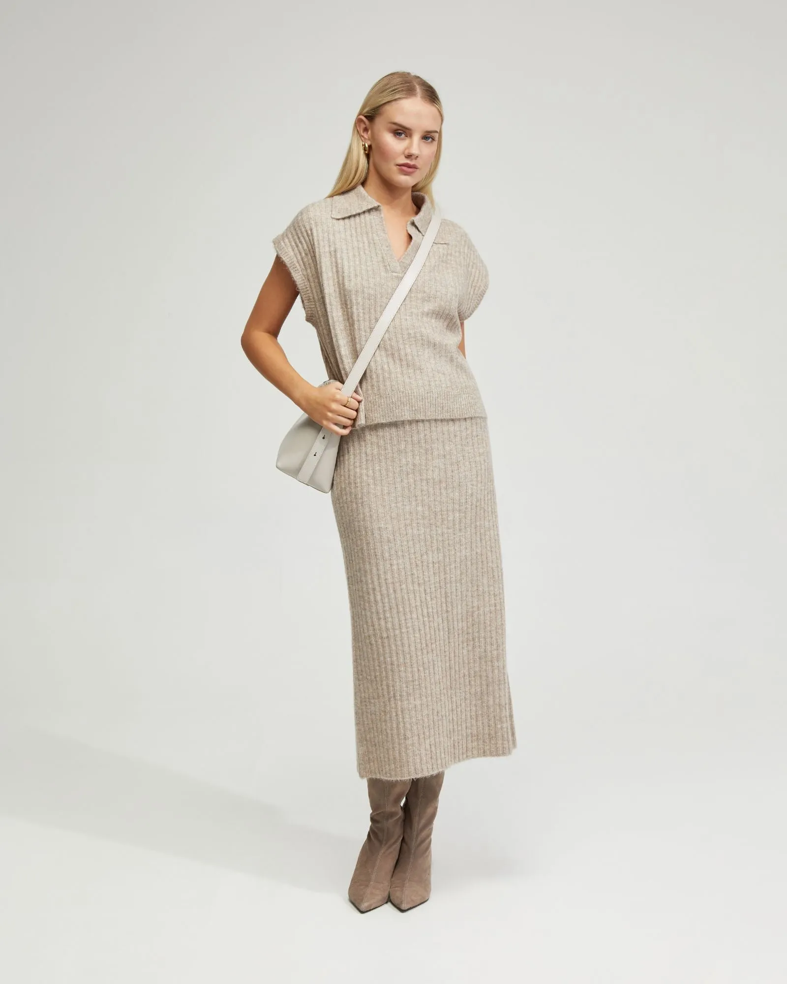 Becca Polo Neck Vest