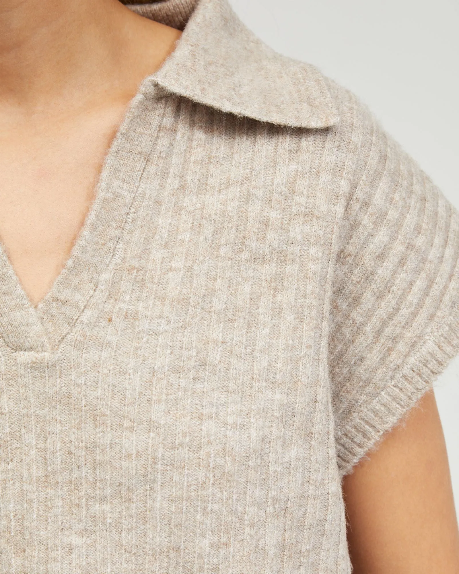 Becca Polo Neck Vest