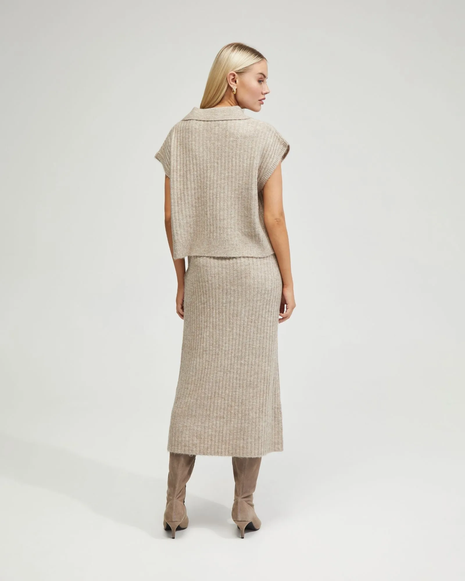 Becca Polo Neck Vest