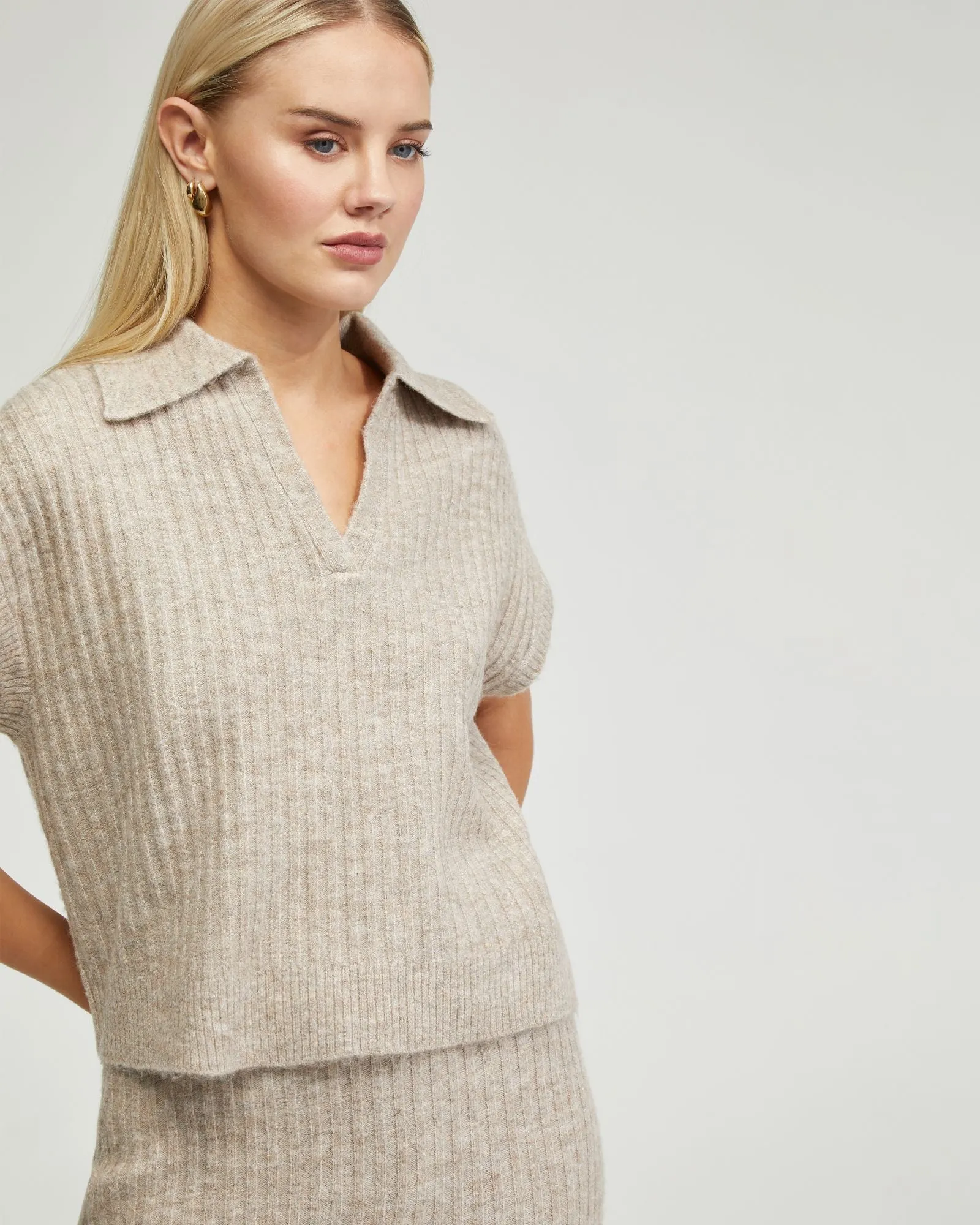 Becca Polo Neck Vest