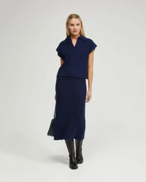Becca Polo Neck Vest