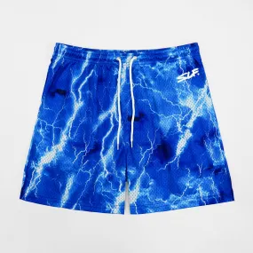 Blue Lightning Shorts - 7"