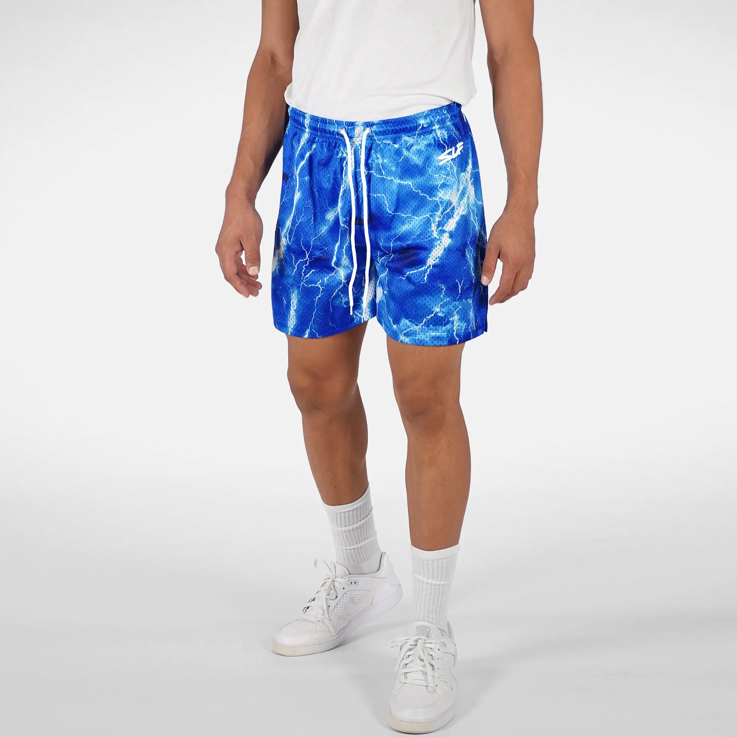Blue Lightning Shorts - 7"