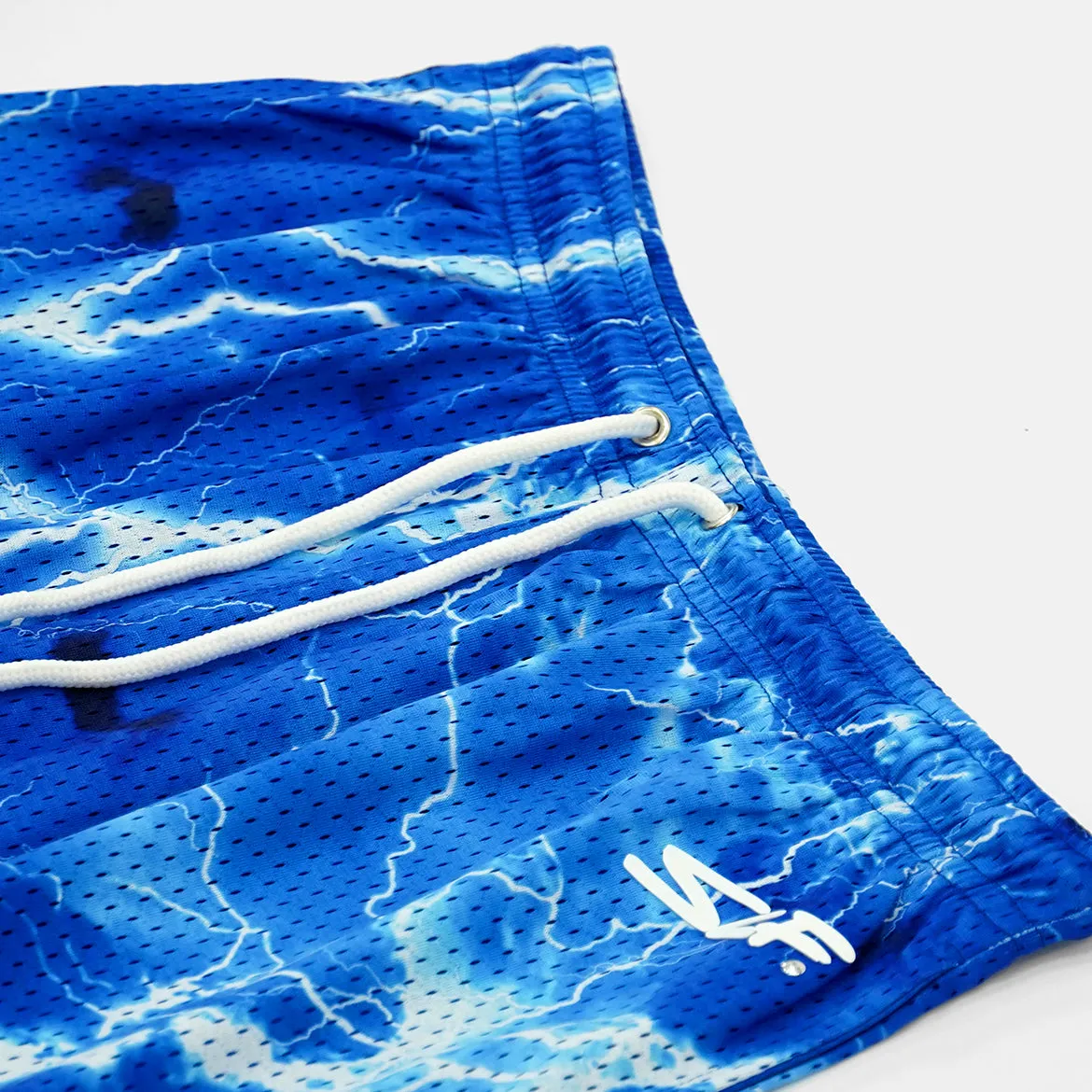Blue Lightning Shorts - 7"
