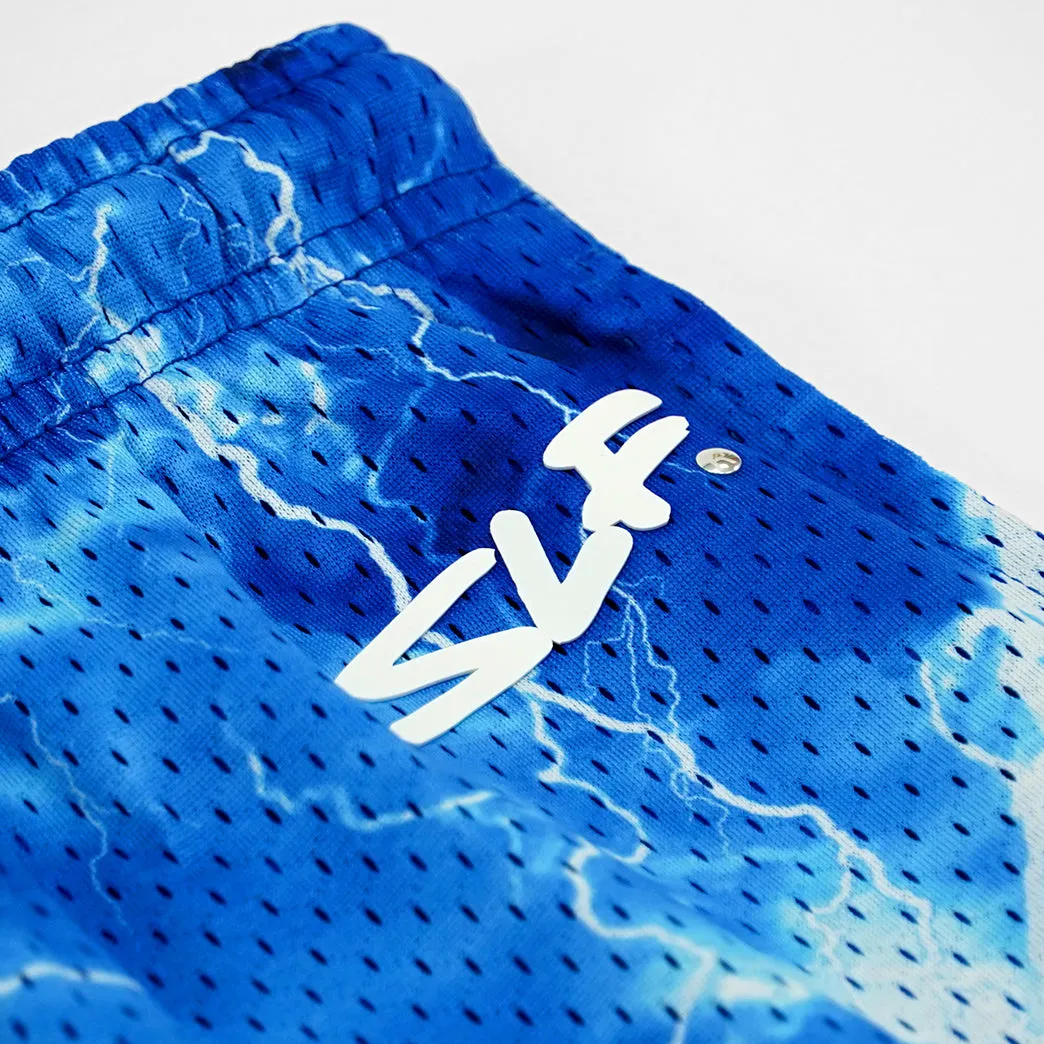 Blue Lightning Shorts - 7"