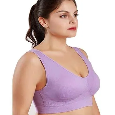 Bras Seamless Breathable Wireless Pads Push Up