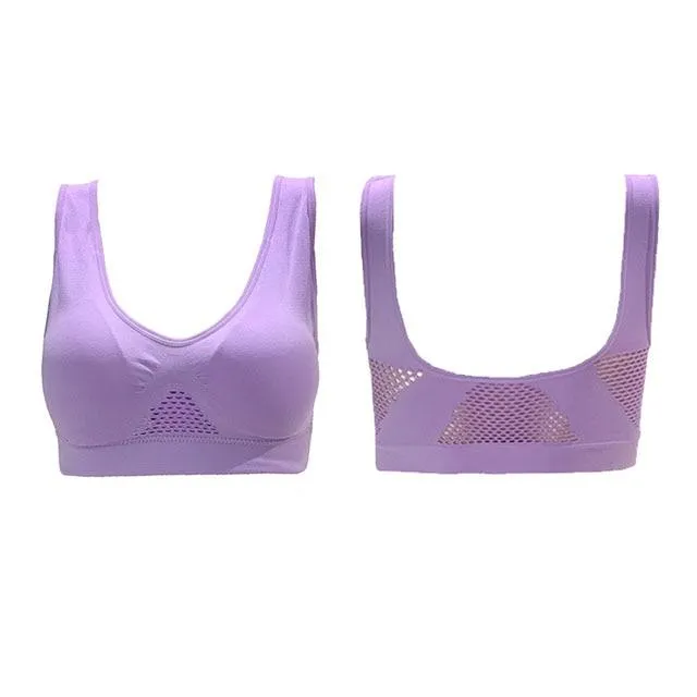 Bras Seamless Breathable Wireless Pads Push Up