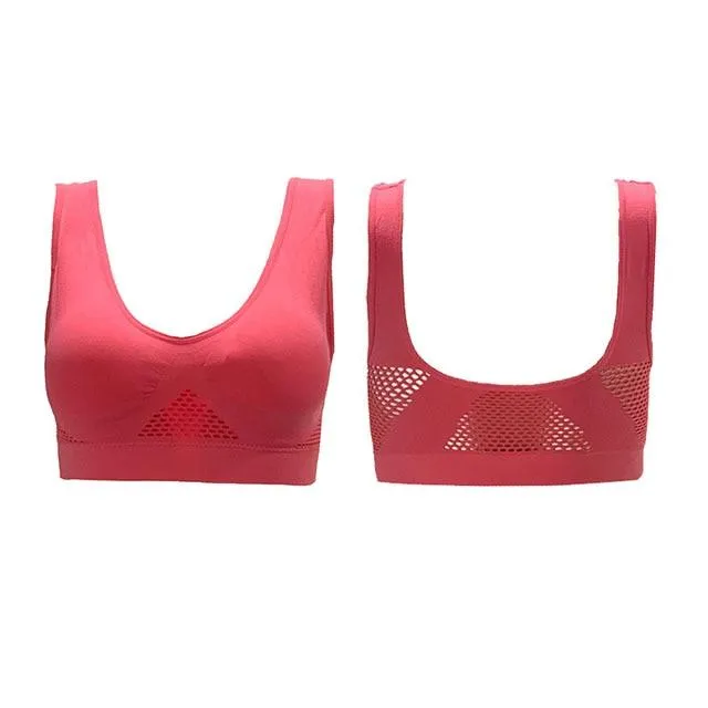 Bras Seamless Breathable Wireless Pads Push Up