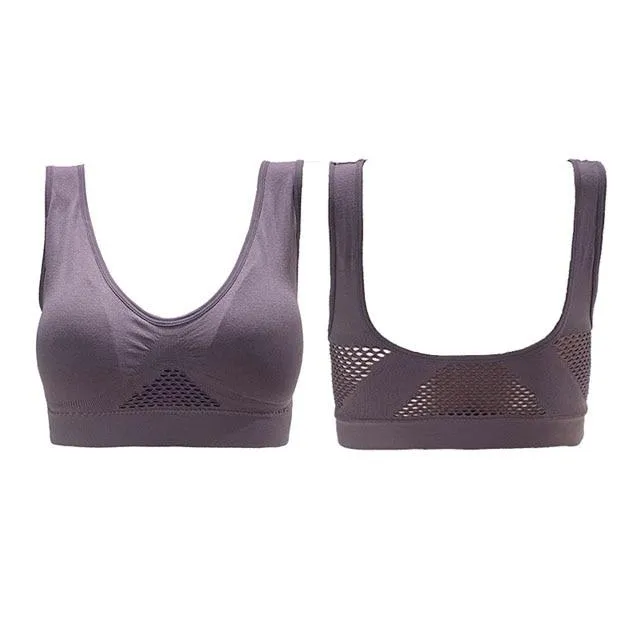 Bras Seamless Breathable Wireless Pads Push Up