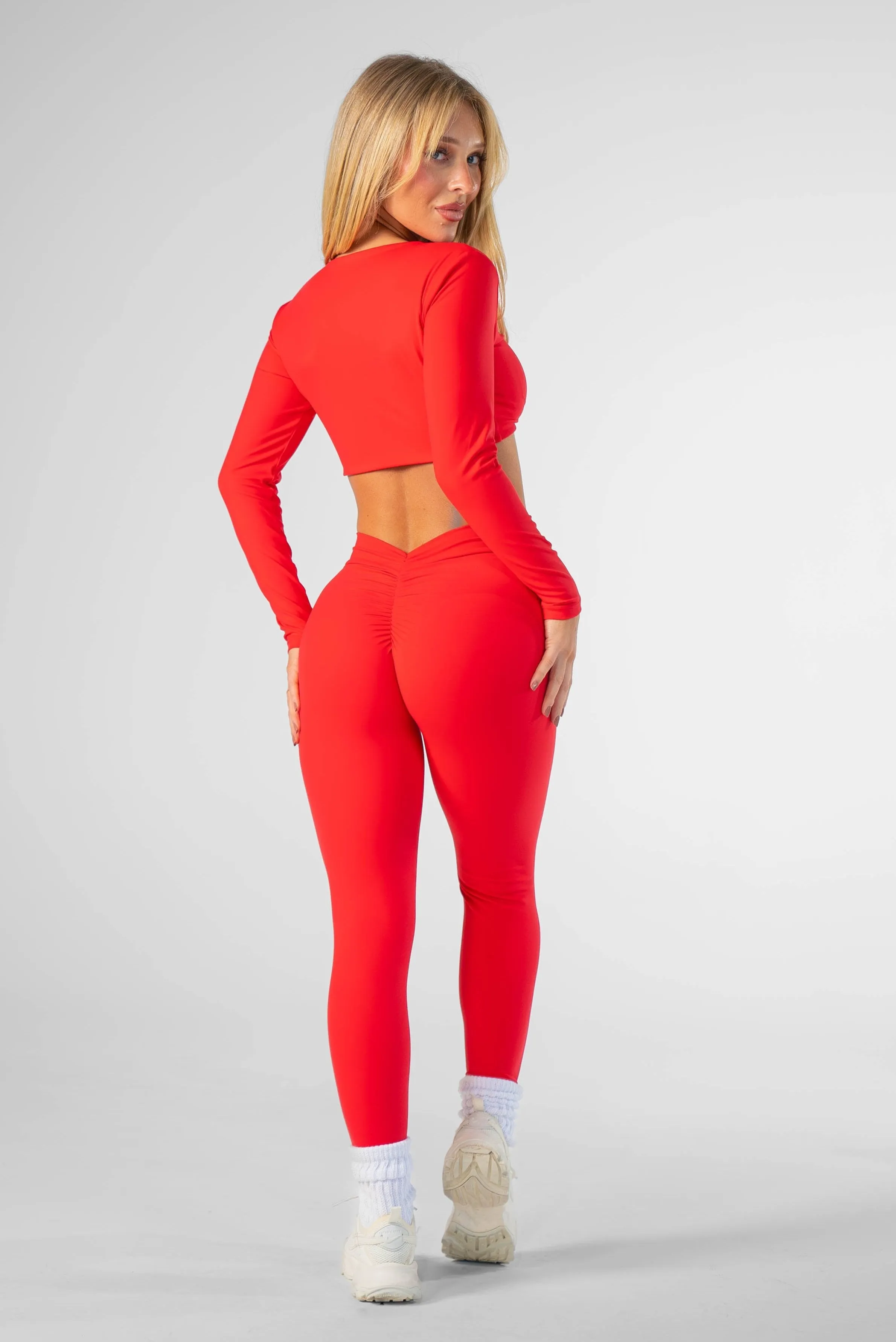Brazilian V Scrunch Leggings