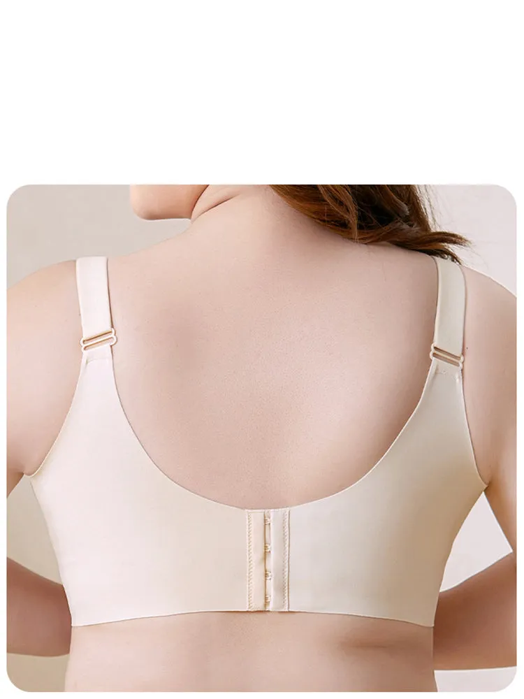 Breathable Lace Wireless Nursing Bras with Front Closure