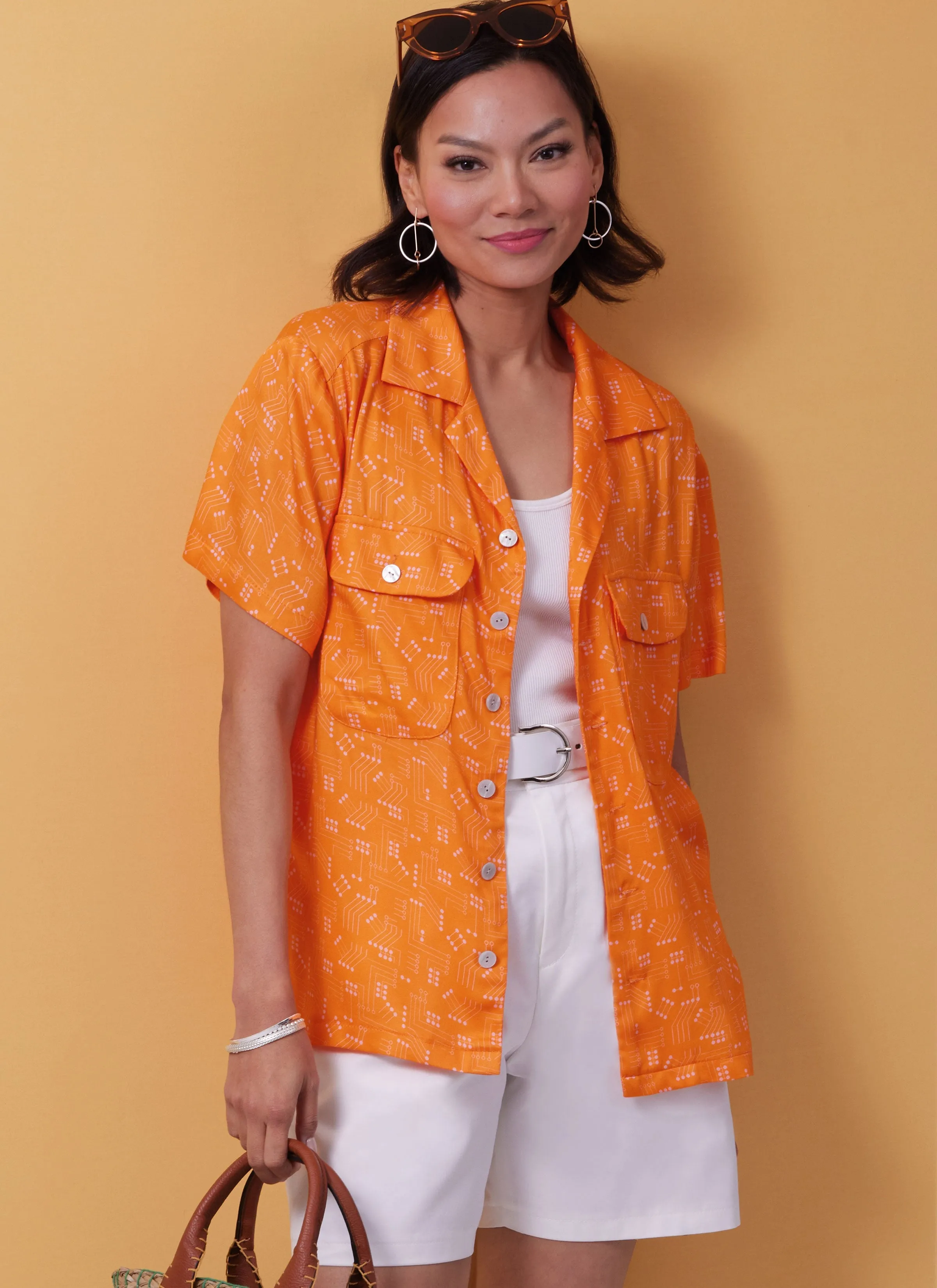 Butterick sewing pattern B6984 Unisex  Shirts, Shorts and Pants