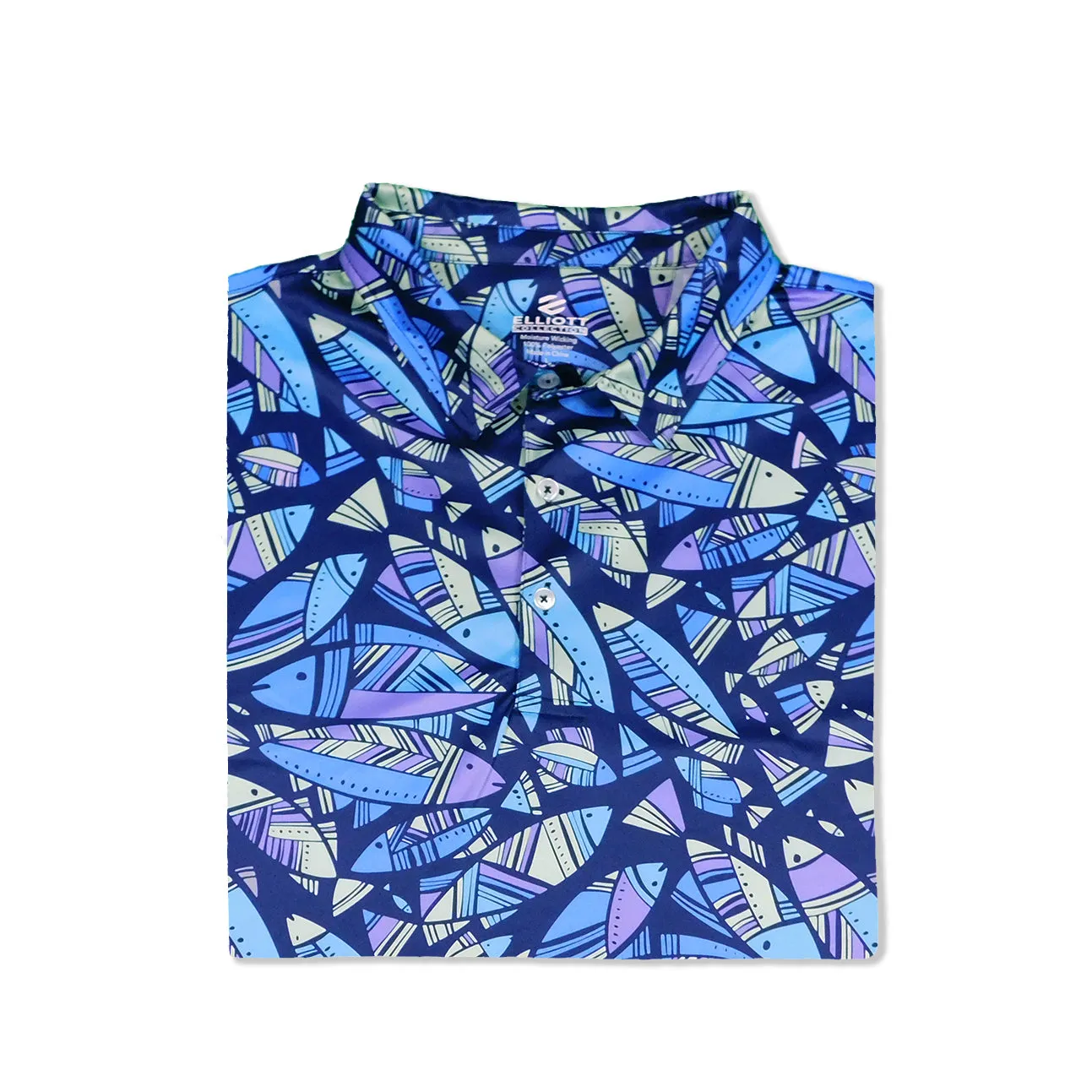 Cabo - Turquoise Blue Men's Golf Shirt Polo