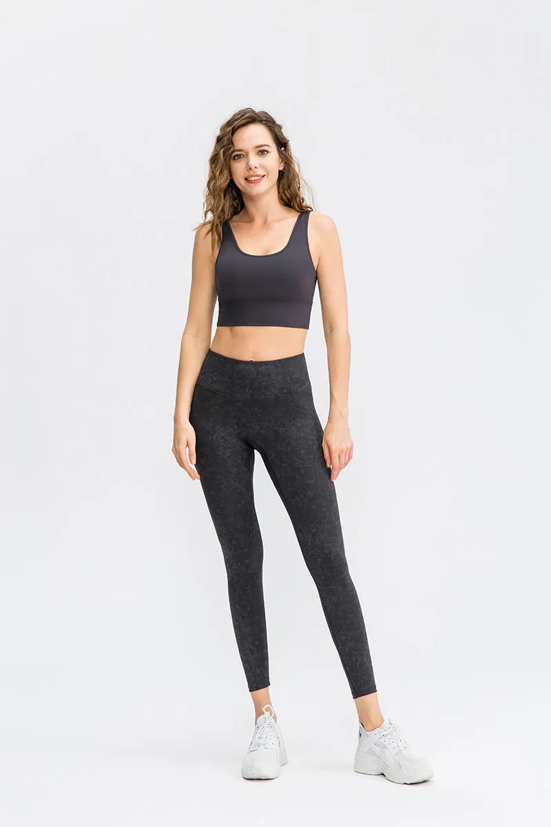 Camo High-Rise Ankle Leggings
