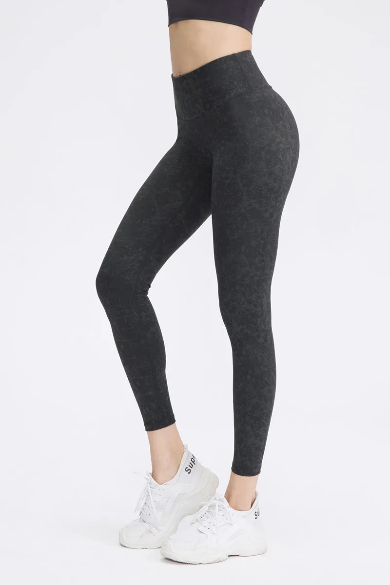 Camo High-Rise Ankle Leggings