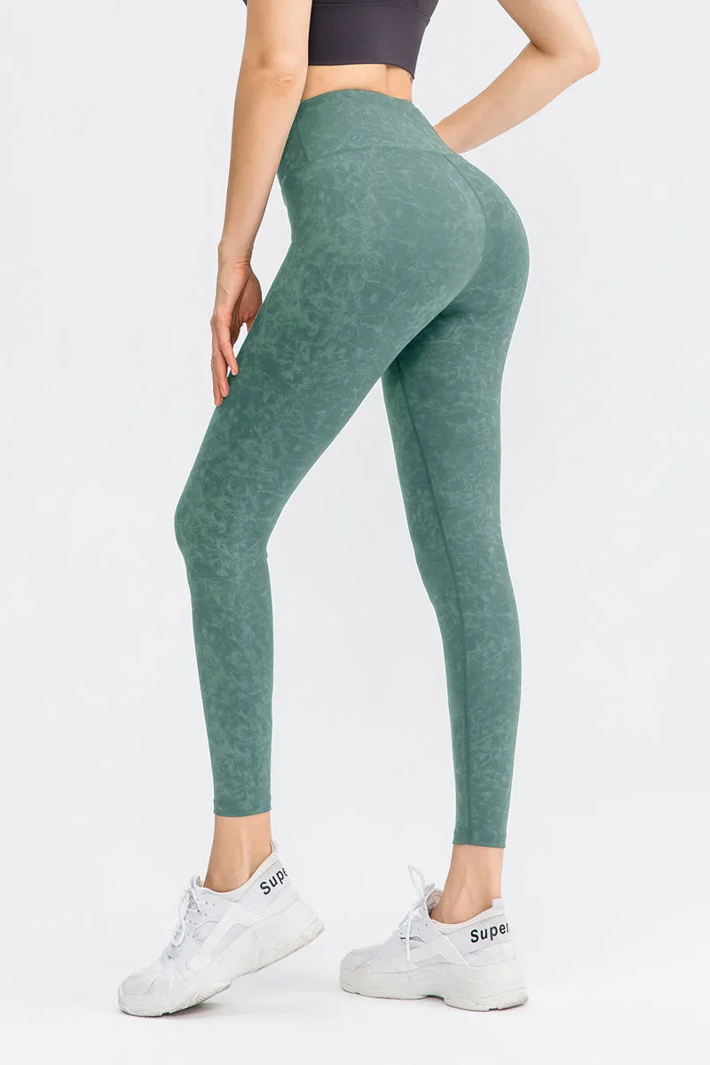 Camo High-Rise Ankle Leggings