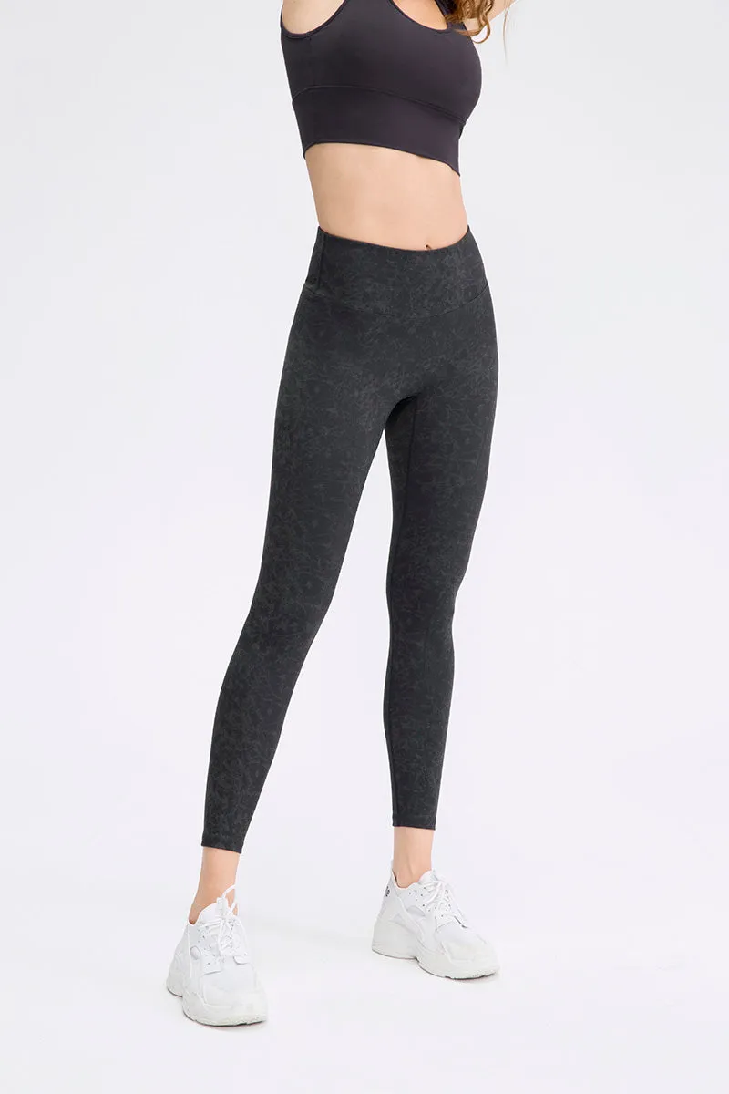 Camo High-Rise Ankle Leggings