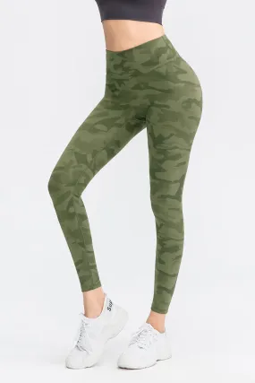 Camo High-Rise Ankle Leggings