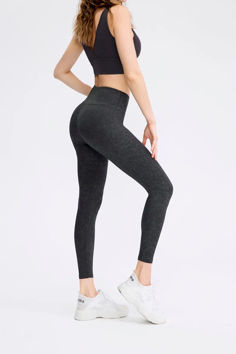 Camo High-Rise Ankle Leggings