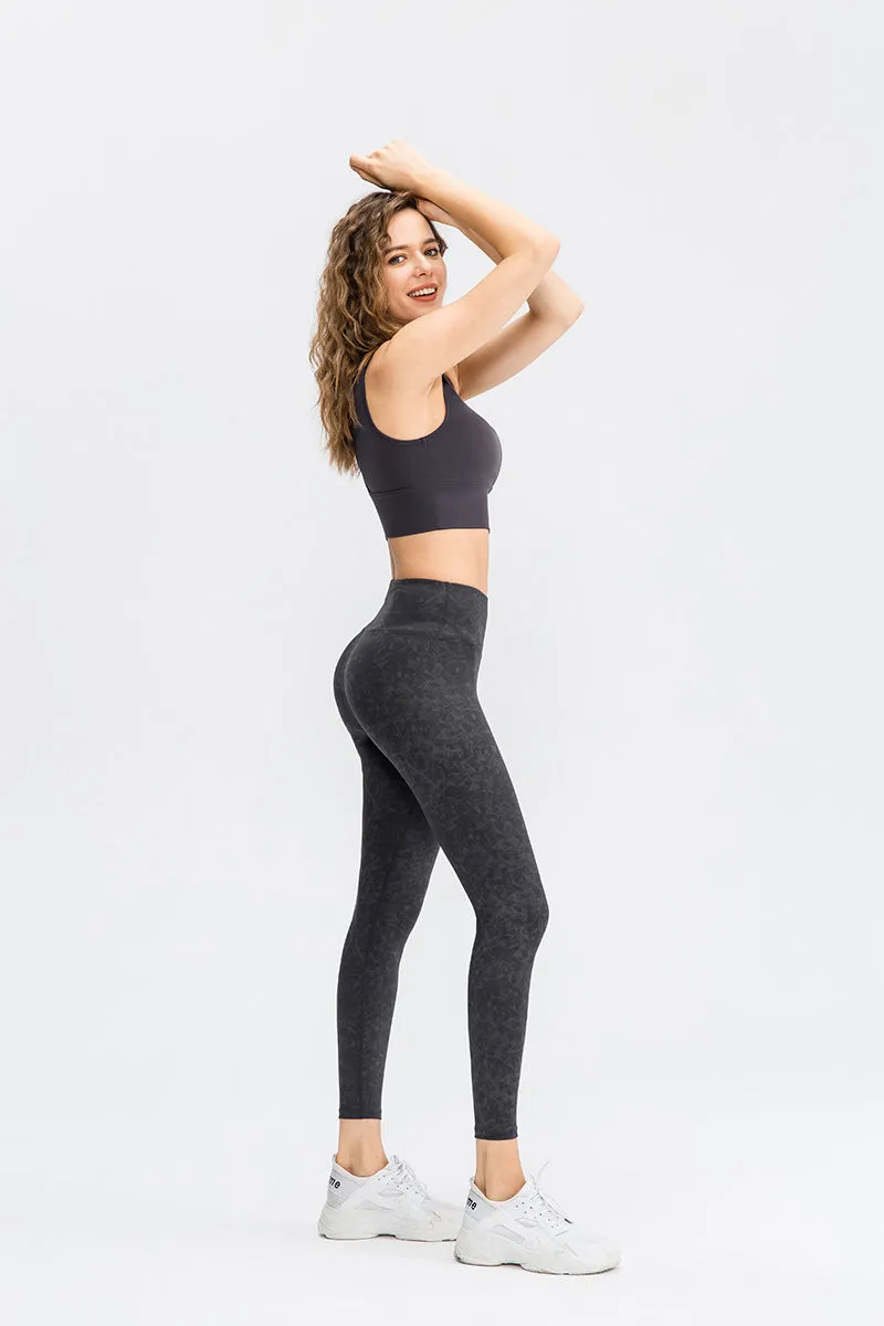 Camo High-Rise Ankle Leggings