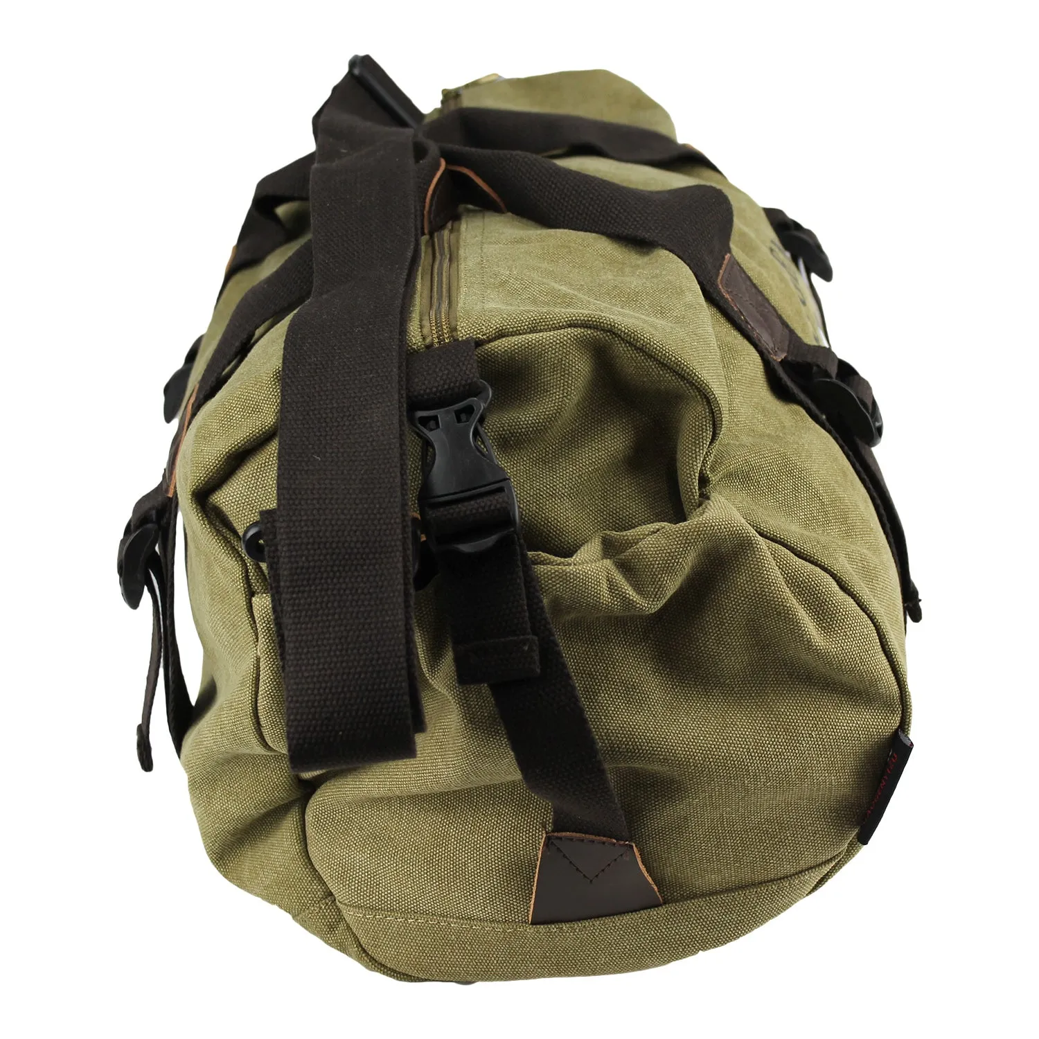 Canvas Duffle Bag Sports Duffel Shoulder Vintage Large Gym School Mens Travel