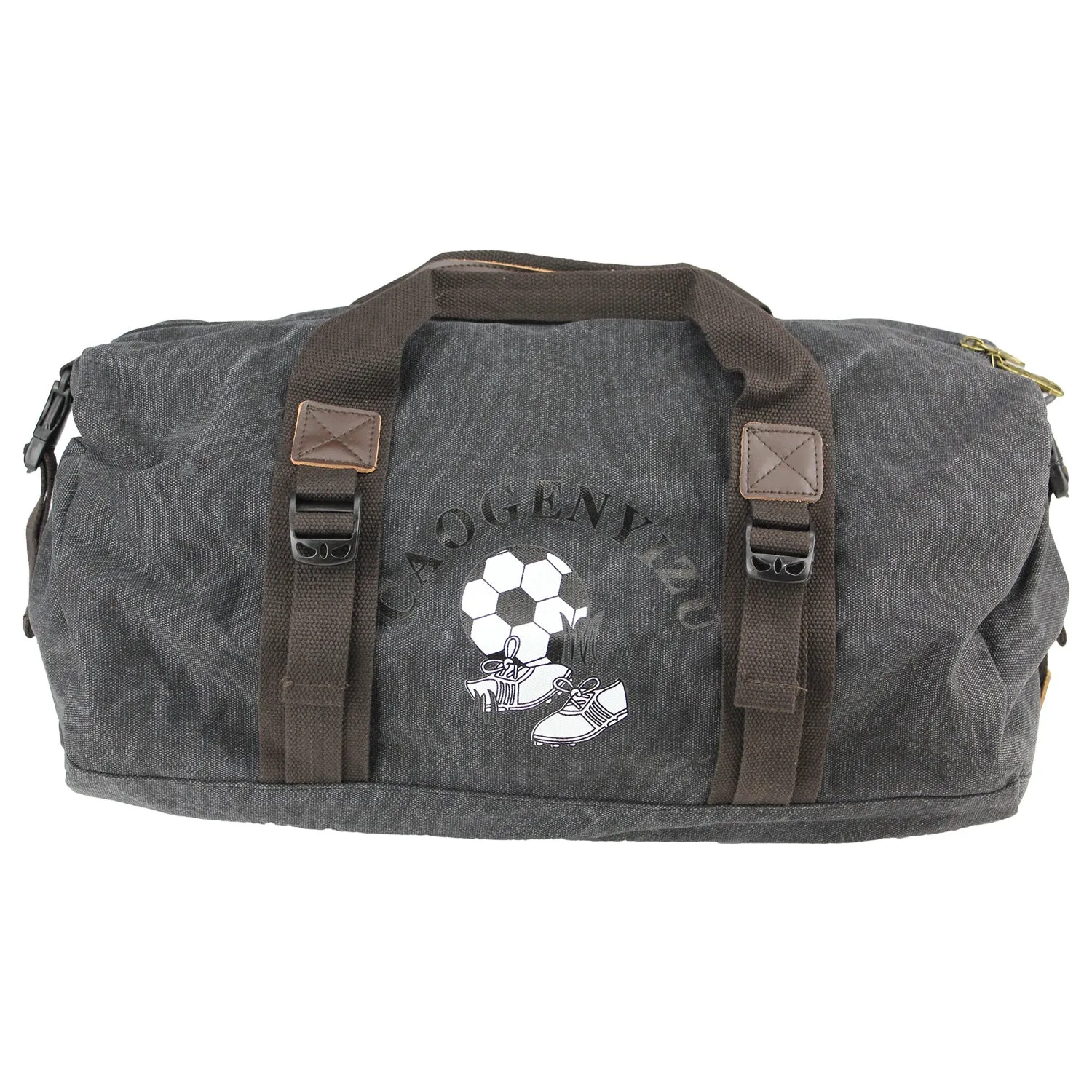 Canvas Duffle Bag Sports Duffel Shoulder Vintage Large Gym School Mens Travel