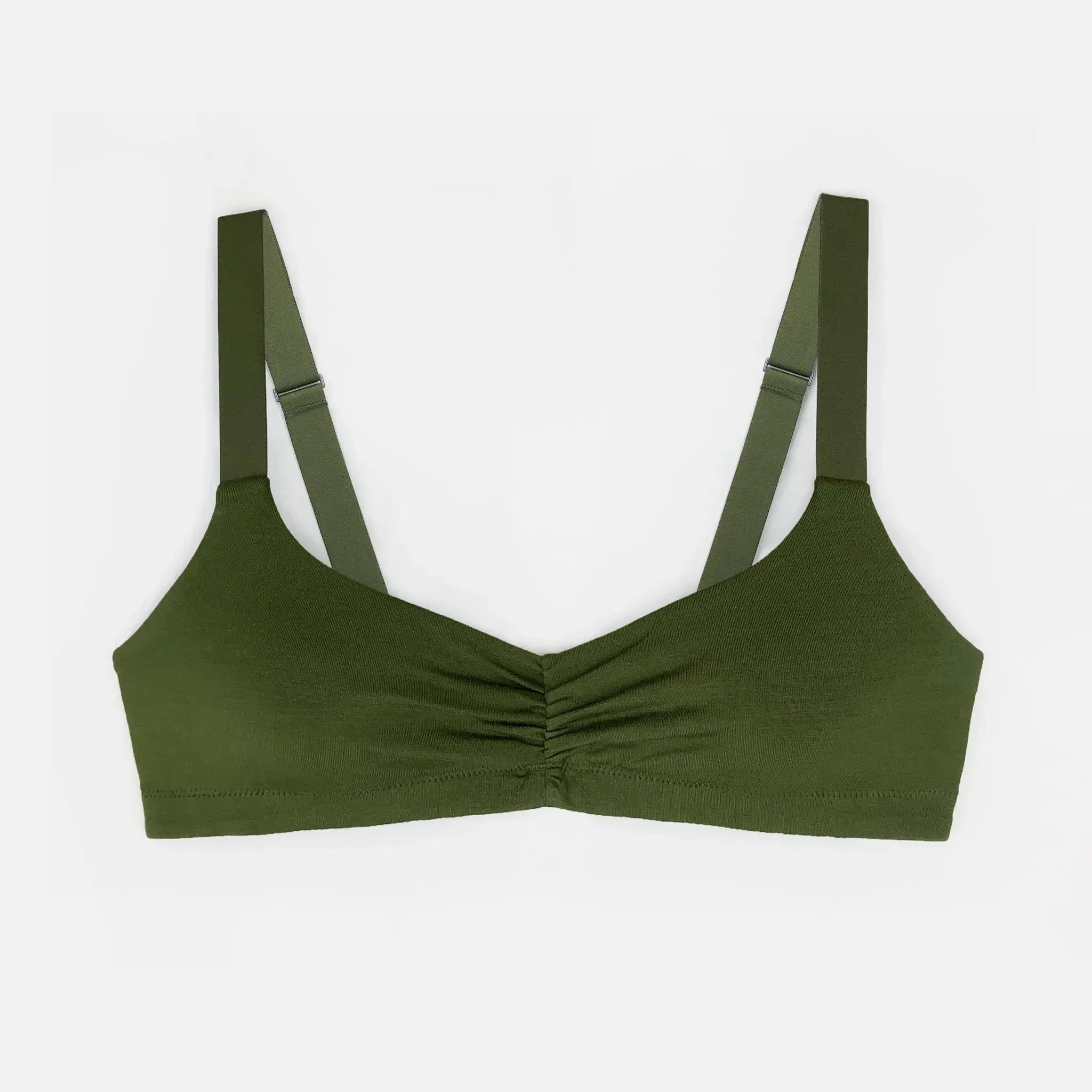 Caress Sweetheart Bralette Avocado